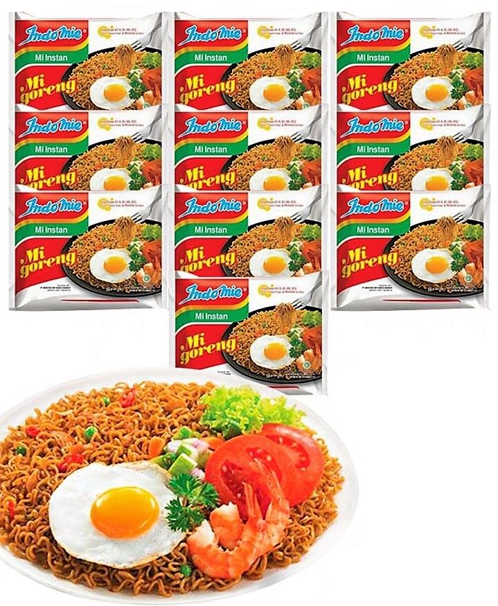 INDOMIE 印尼进口 营多捞面 印尼炒面/干拌即食面 (1组 15袋) 15x80g